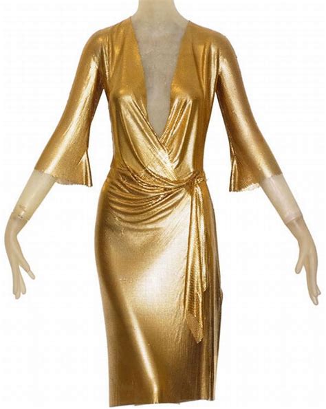 versace vintage gold dress|vintage Versace dress for sale.